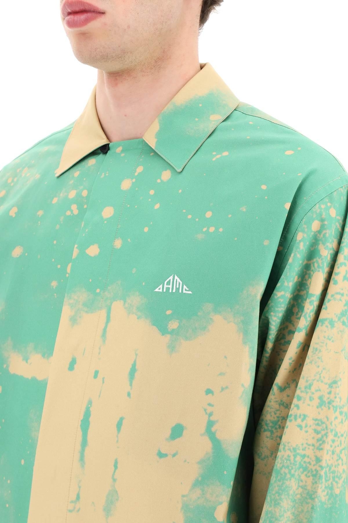 SYSTEM SMUDGE SHIRT WITH SILK PATCH - 7