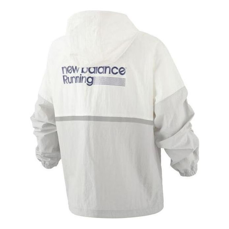 New Balance (WMNS) New Balance Authentic Sport Jacket 'White Grey' 5AD37632-LGR outlook