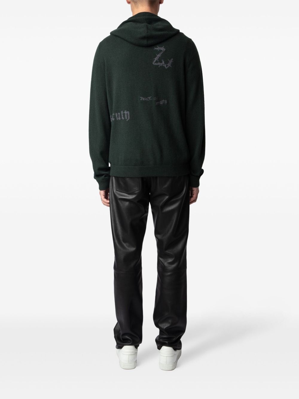 Clash zip-up hoodie - 3