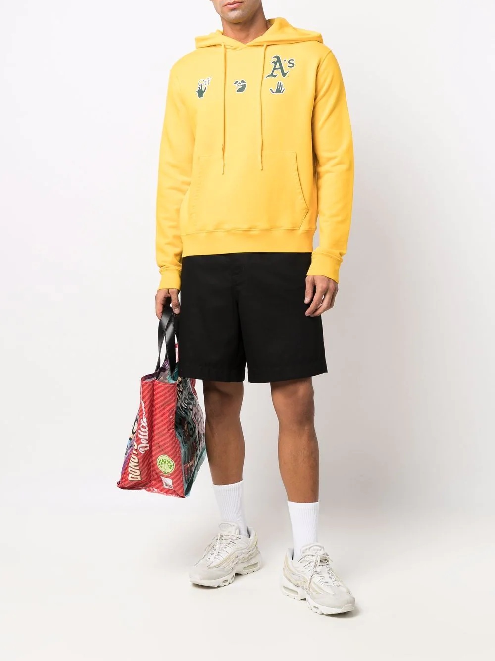 Hands Off-print hoodie - 2
