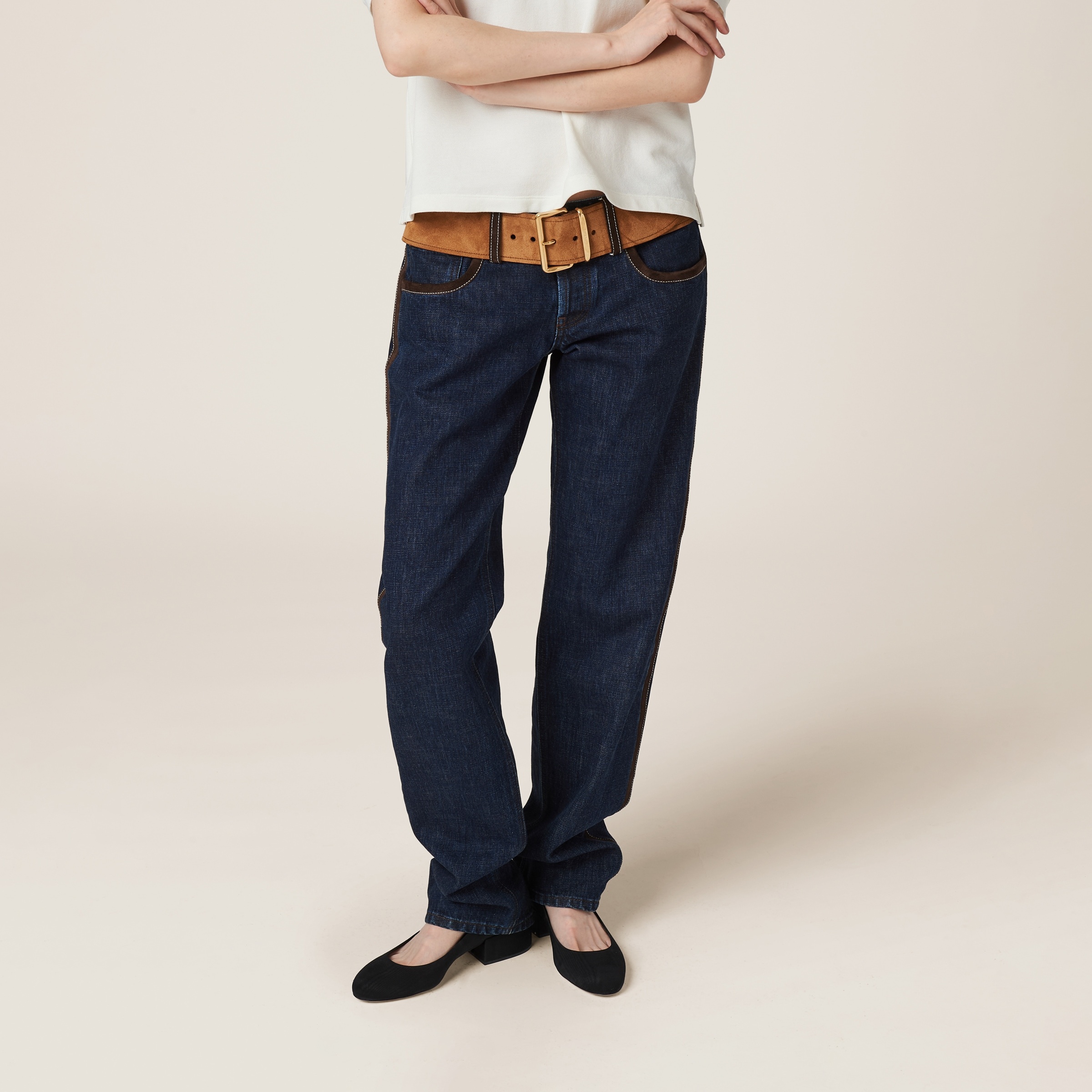 Five-pocket denim jeans - 4