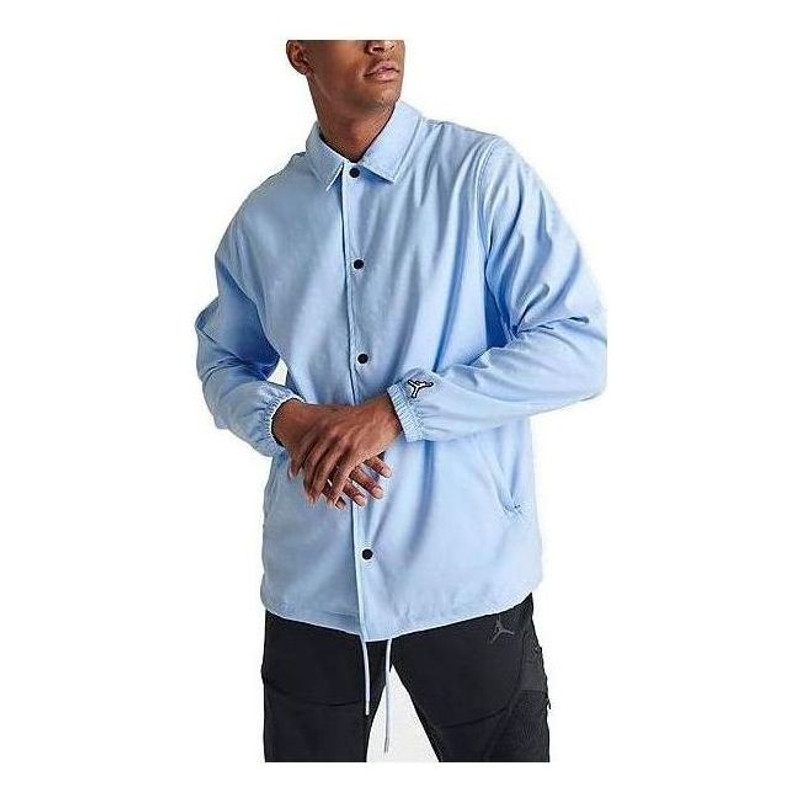 Air Jordan Essentials Coaches Jacket 'Ice Blue' DV7616-411 - 1