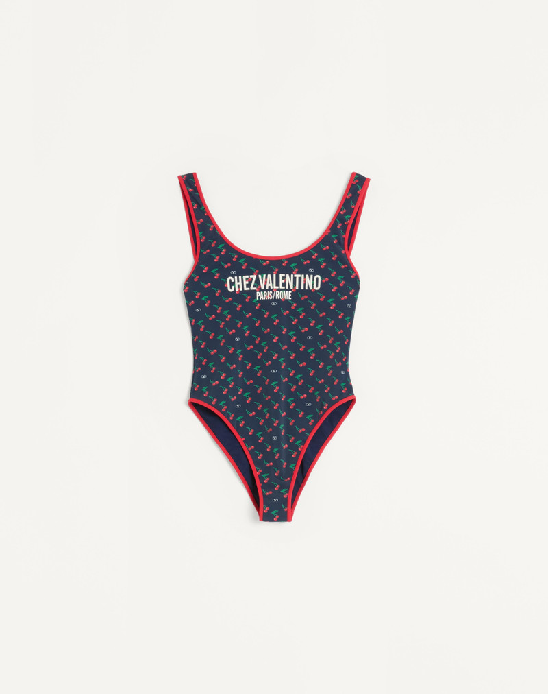 LYCRA SWIMSUIT WITH CHERRYFIC PRINT 1