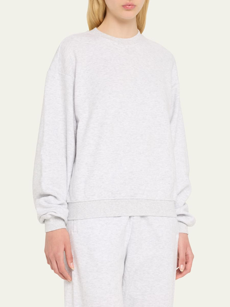 SKIMS Cotton Fleece Crewneck Pullover outlook