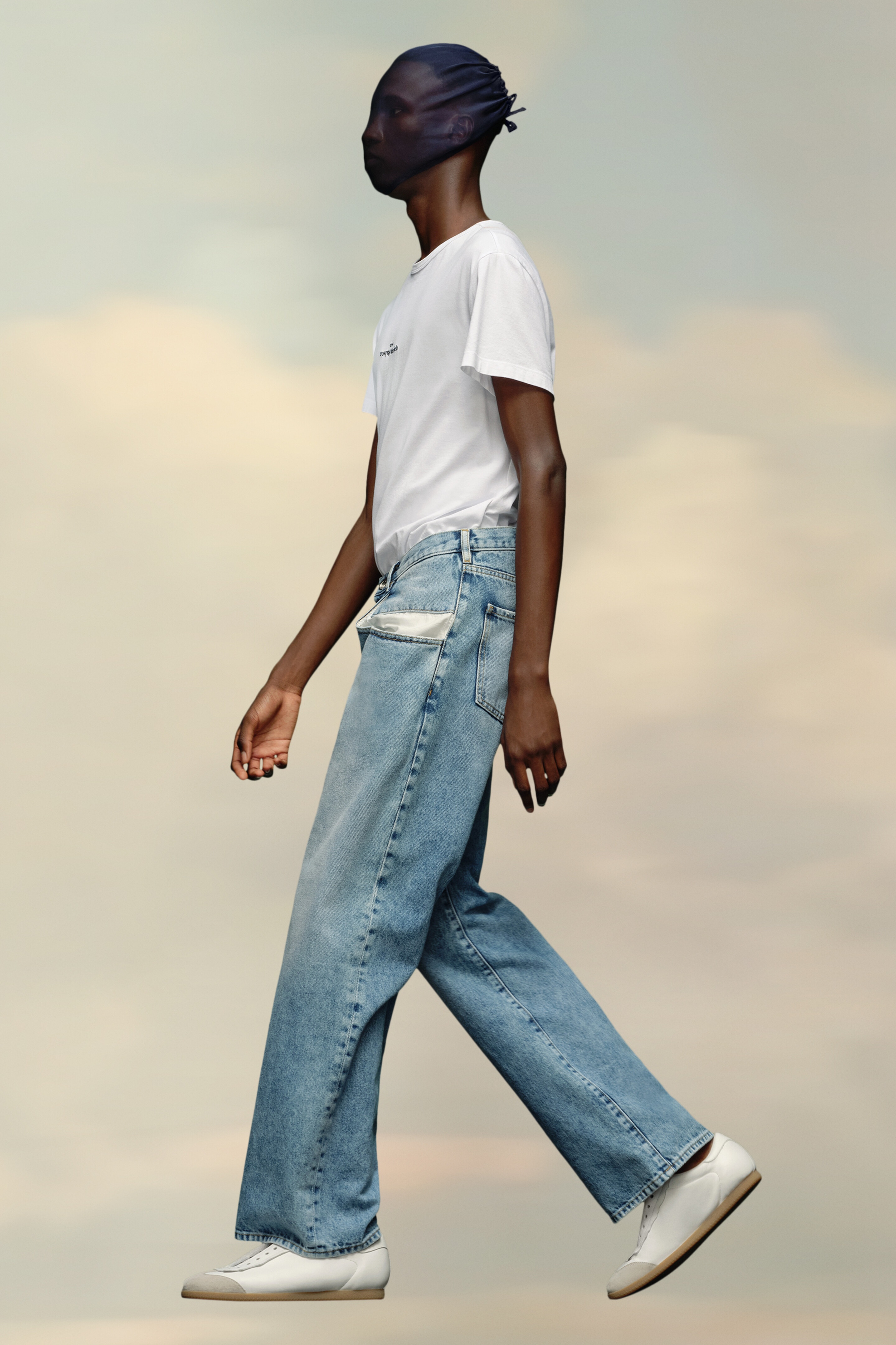 Straight jeans with contrasted pockets - 3