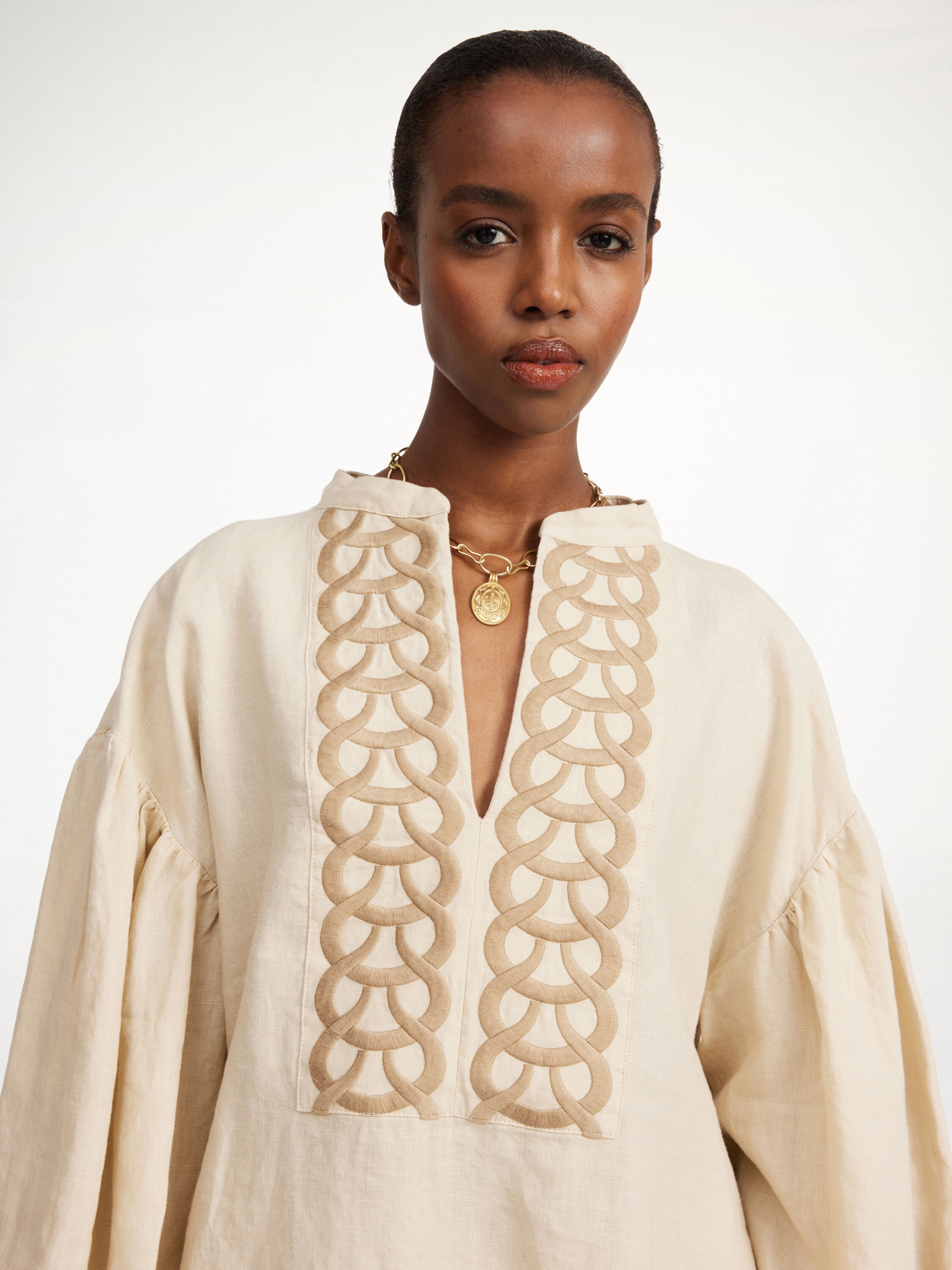 Cadmus linen blouse - 4
