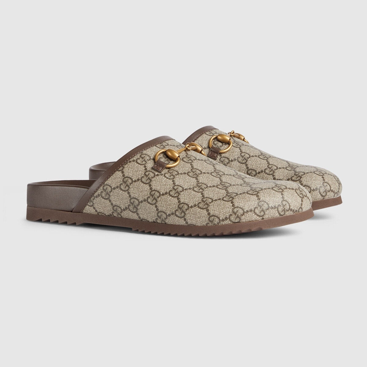 Gucci Horsebit GG Slippers - 2