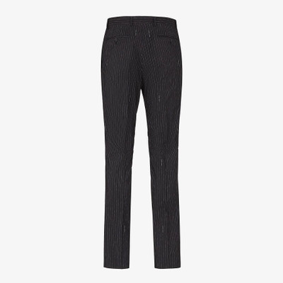 FENDI Black wool pants outlook