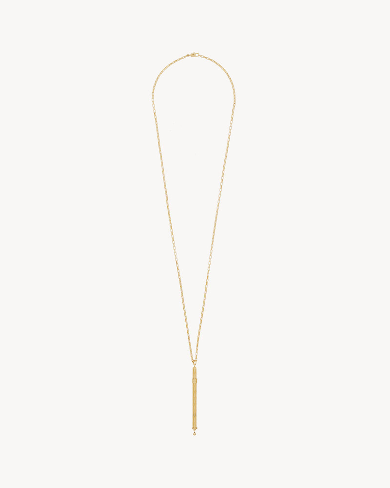 CASSANDRE COCKTAIL STIRRER NECKLACE IN METAL 1