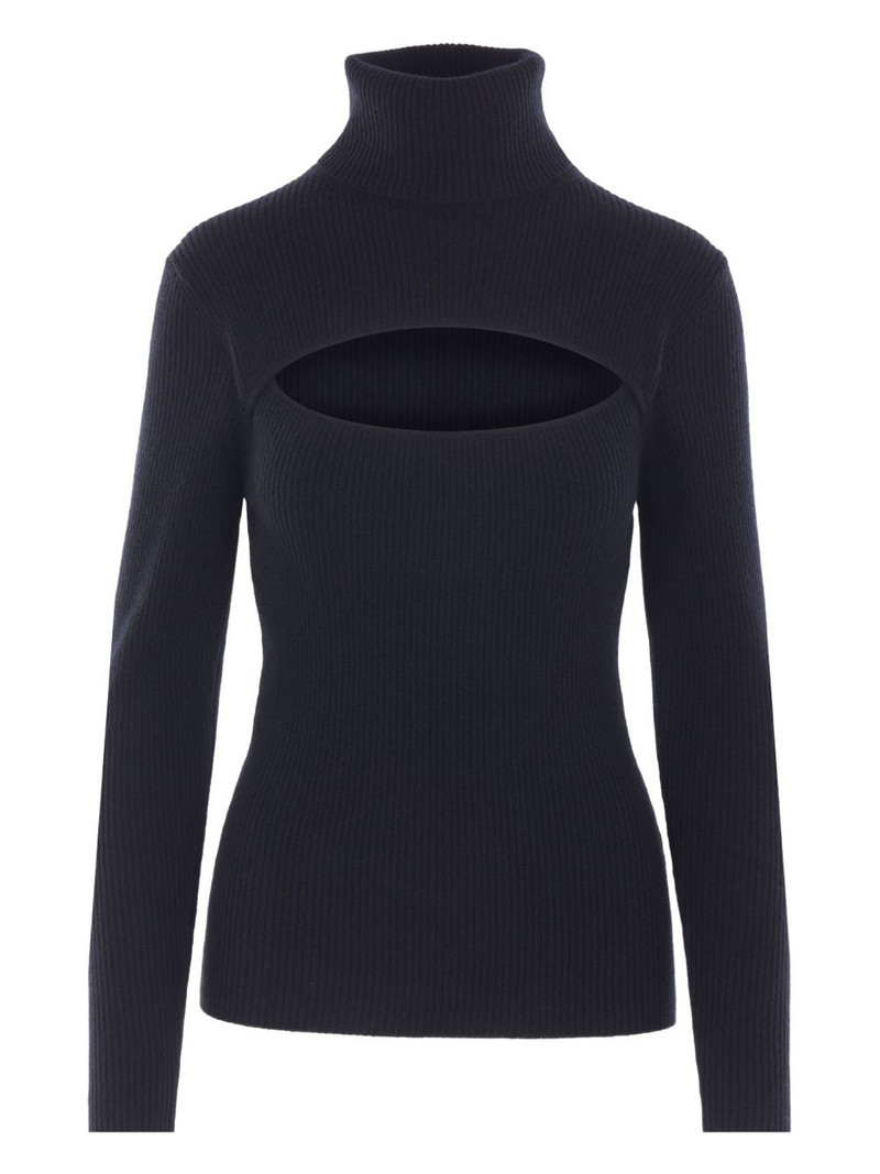 ribbed turtleneck sweater 1