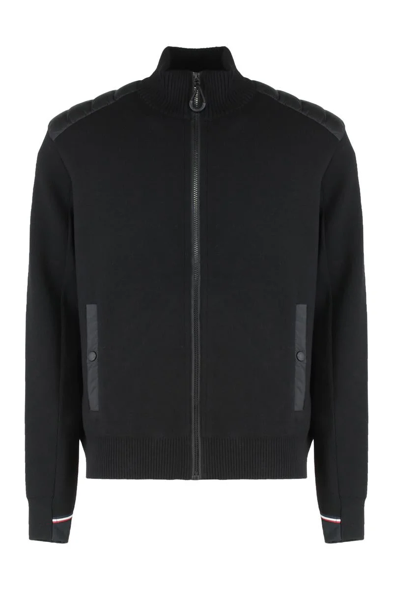 Moncler Grenoble Padded Cardigan In Wool - 1