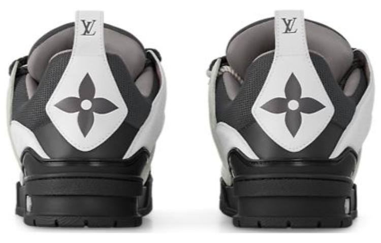 LOUIS VUITTON LV Skate Sneakers 'Black White' 1ABZ45 - 4