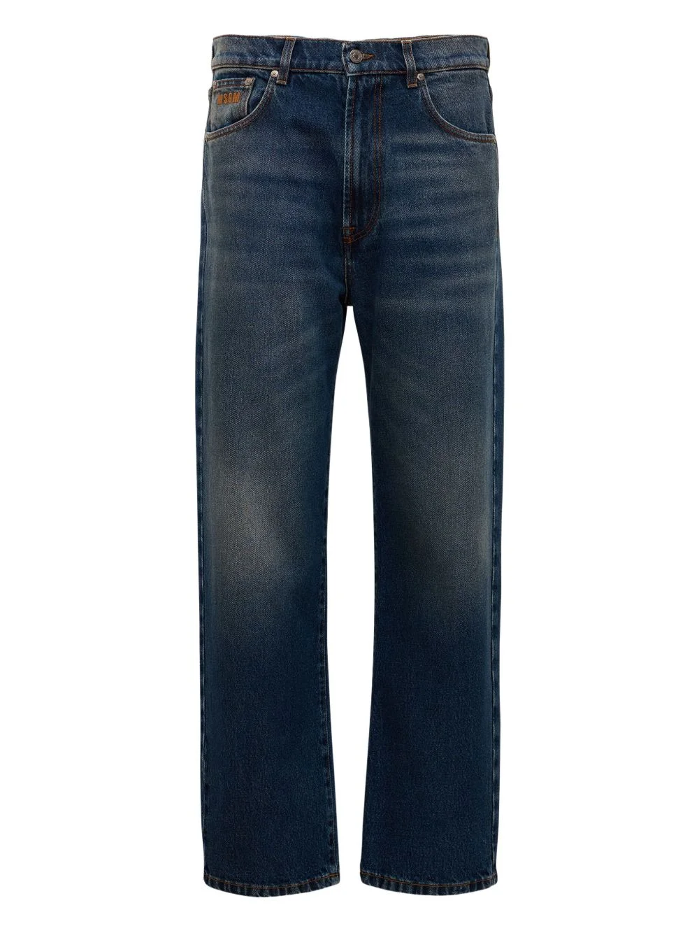 logo-patch jeans - 1