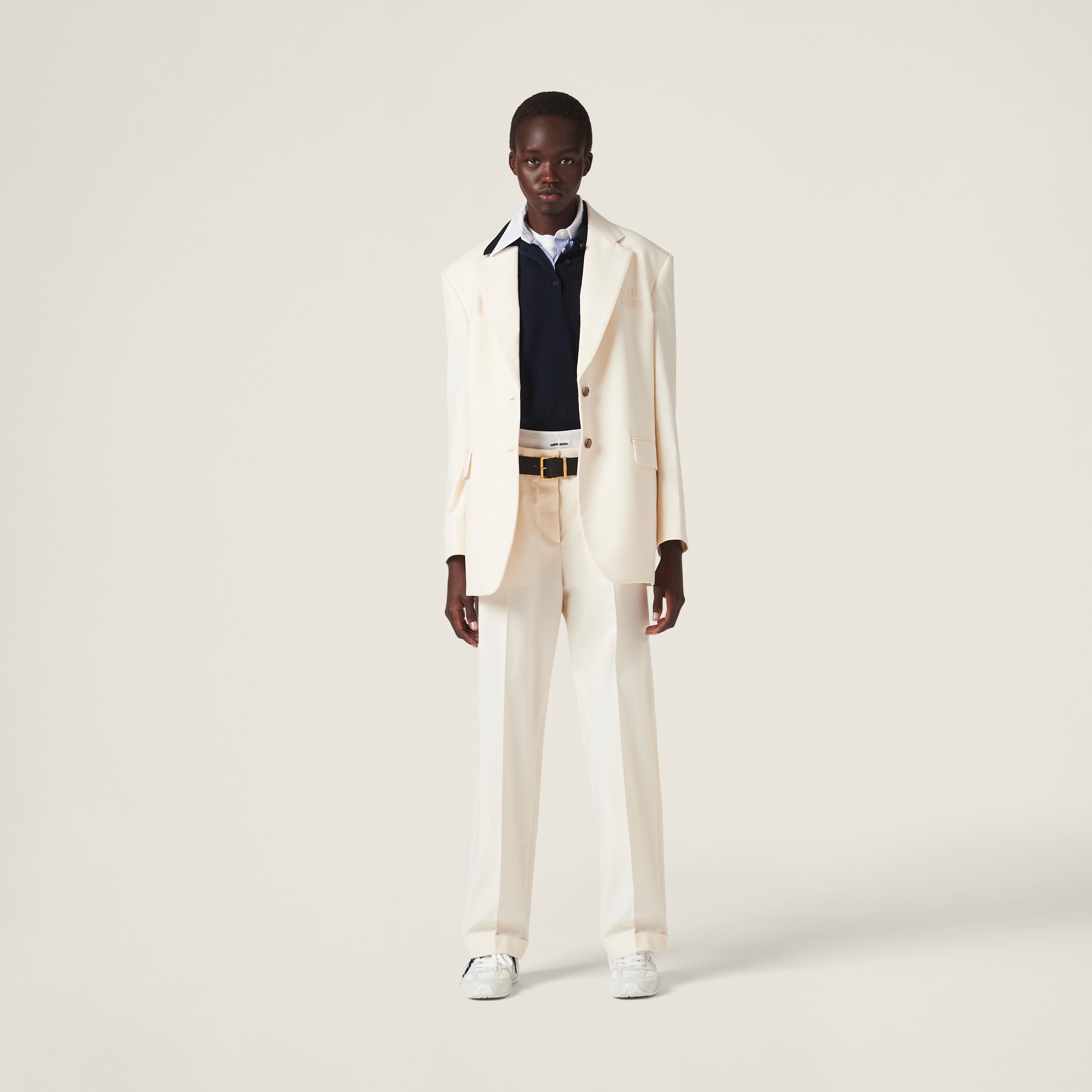 Single-breasted canvas jacket - 2