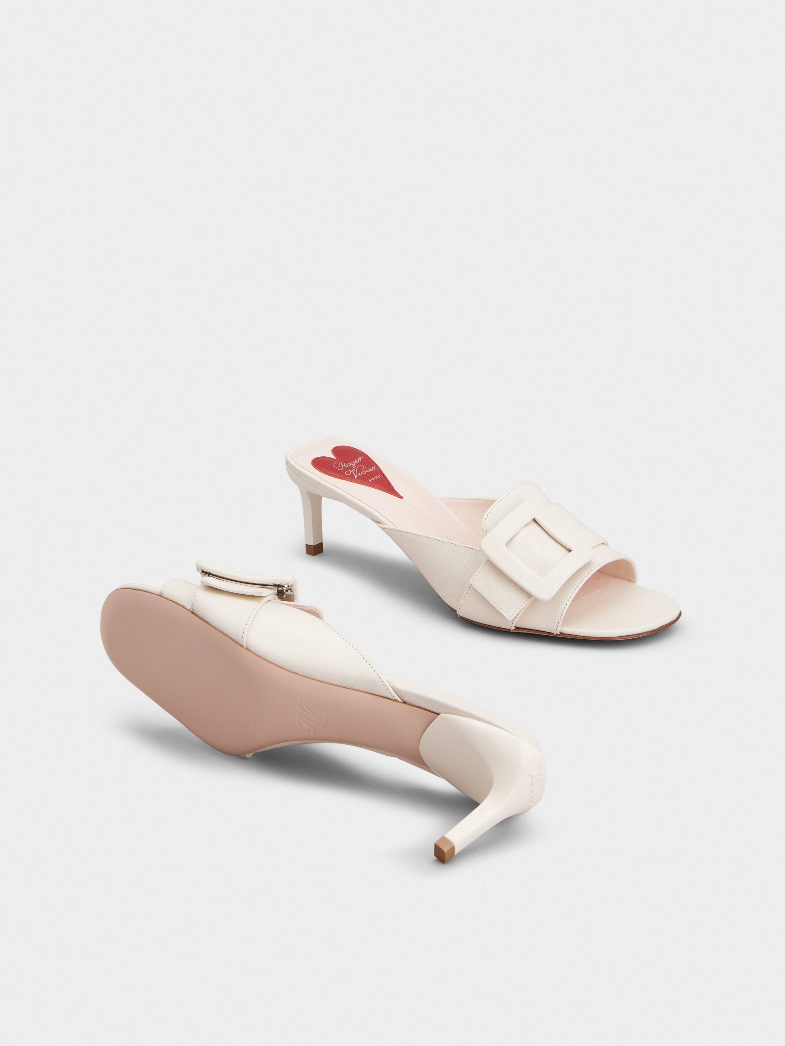 Viv' Canard Mules in leather - 6