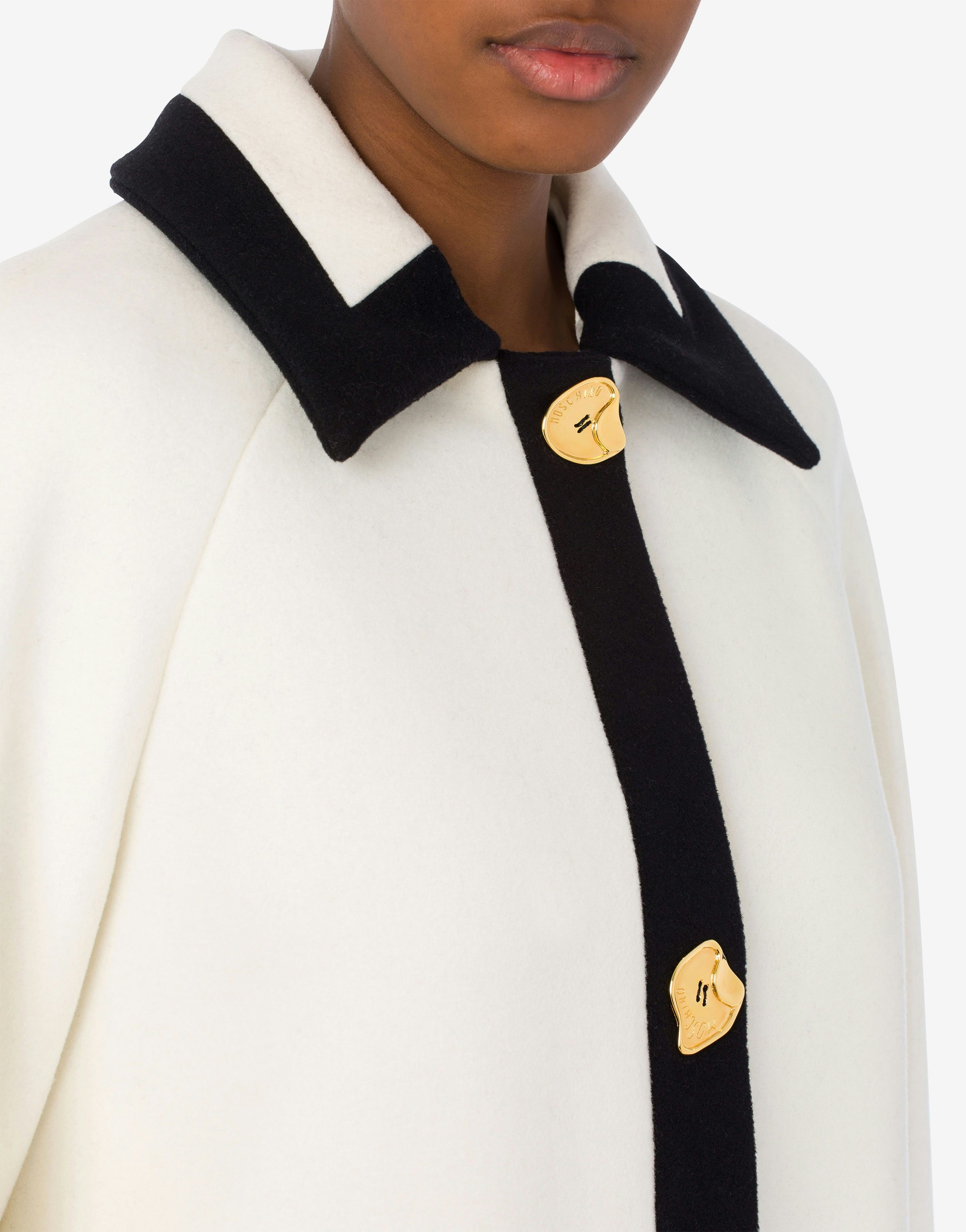 MORPHED BUTTONS CLOTH COAT - 4