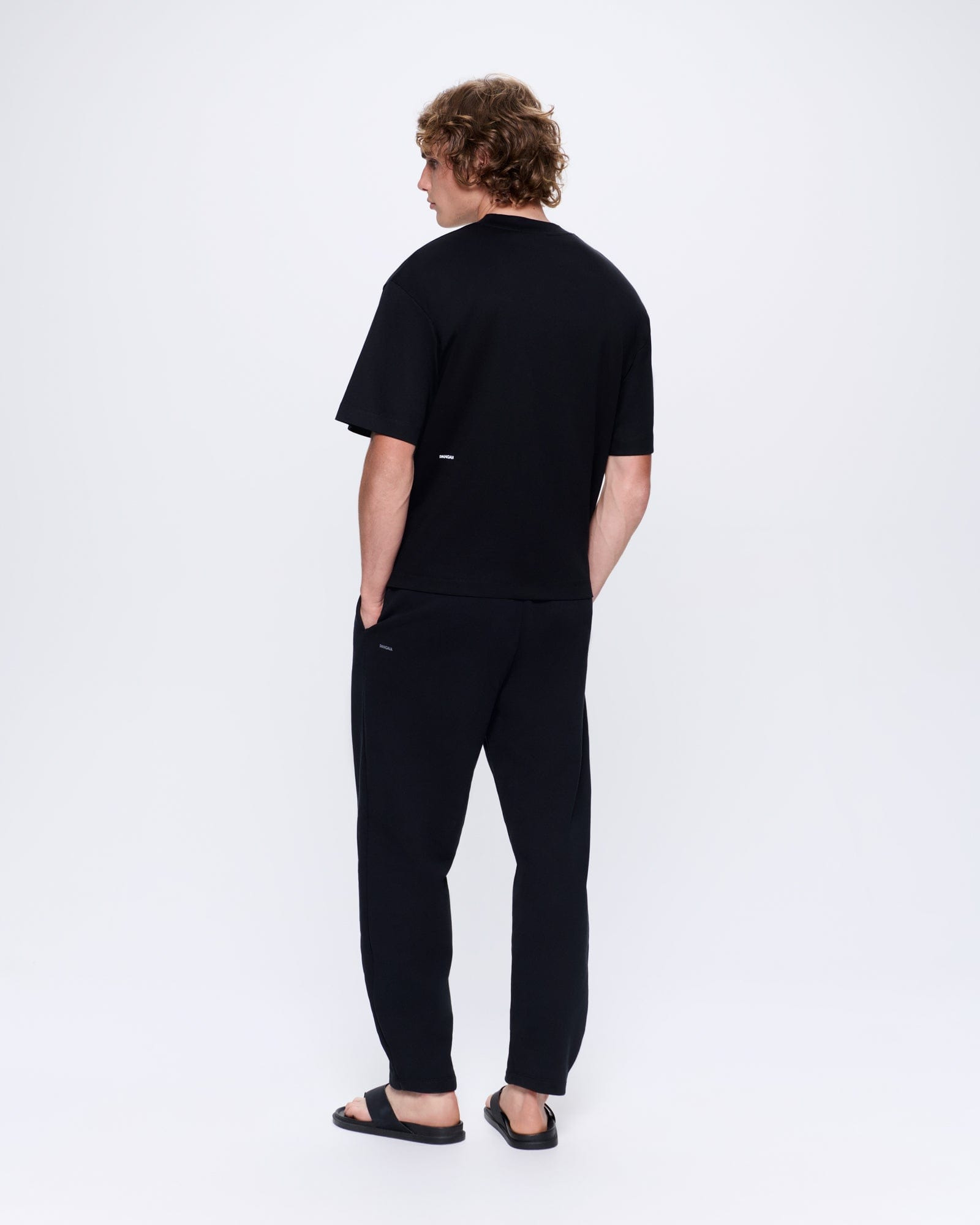 Mens DNA Barrel-Leg Track Pants - Black - 5