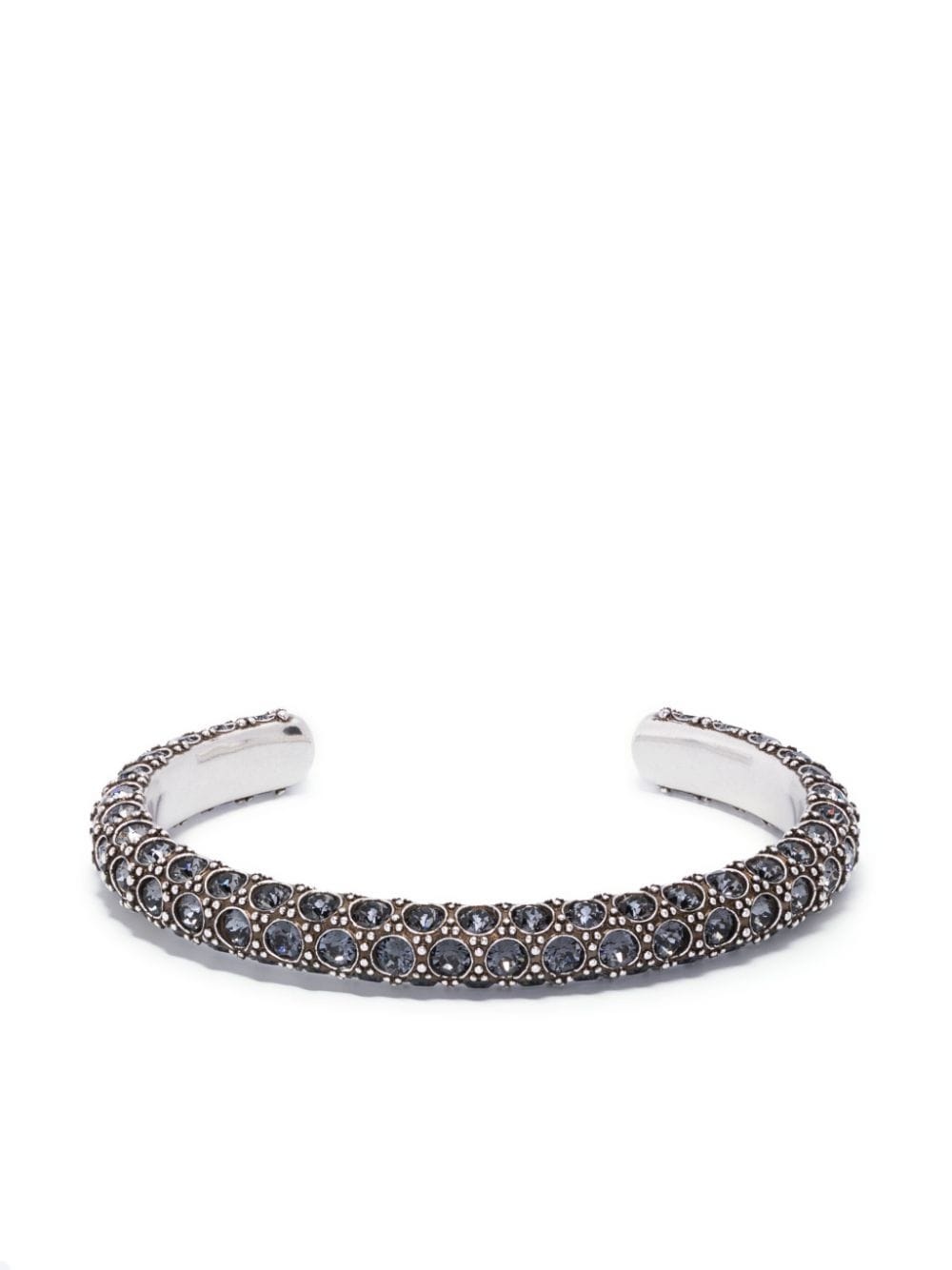 glass crystal-embellished cuff bracelet - 2