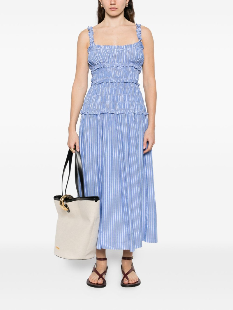 DÔEN Marianne striped midi dress outlook