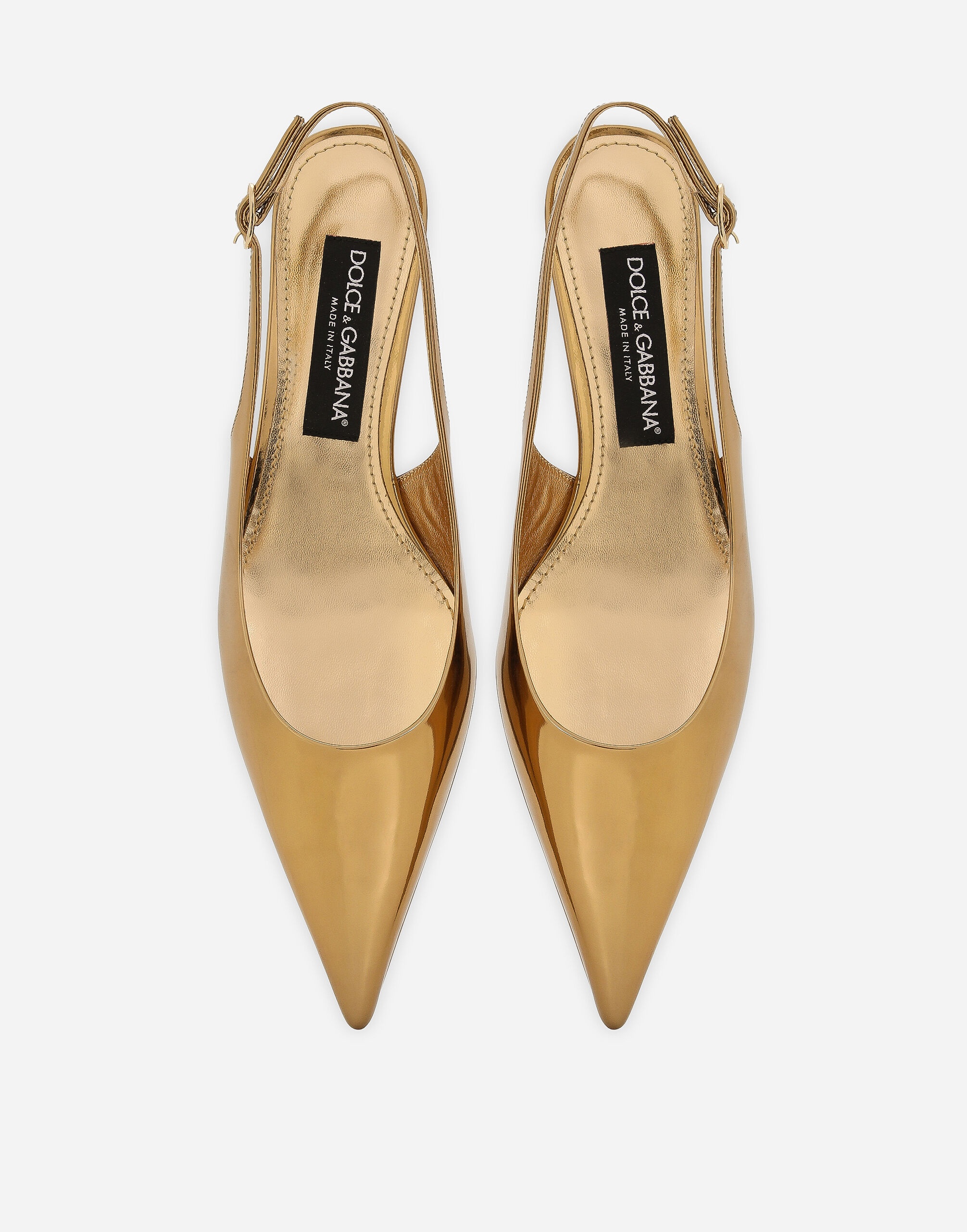 Calfskin slingbacks - 4