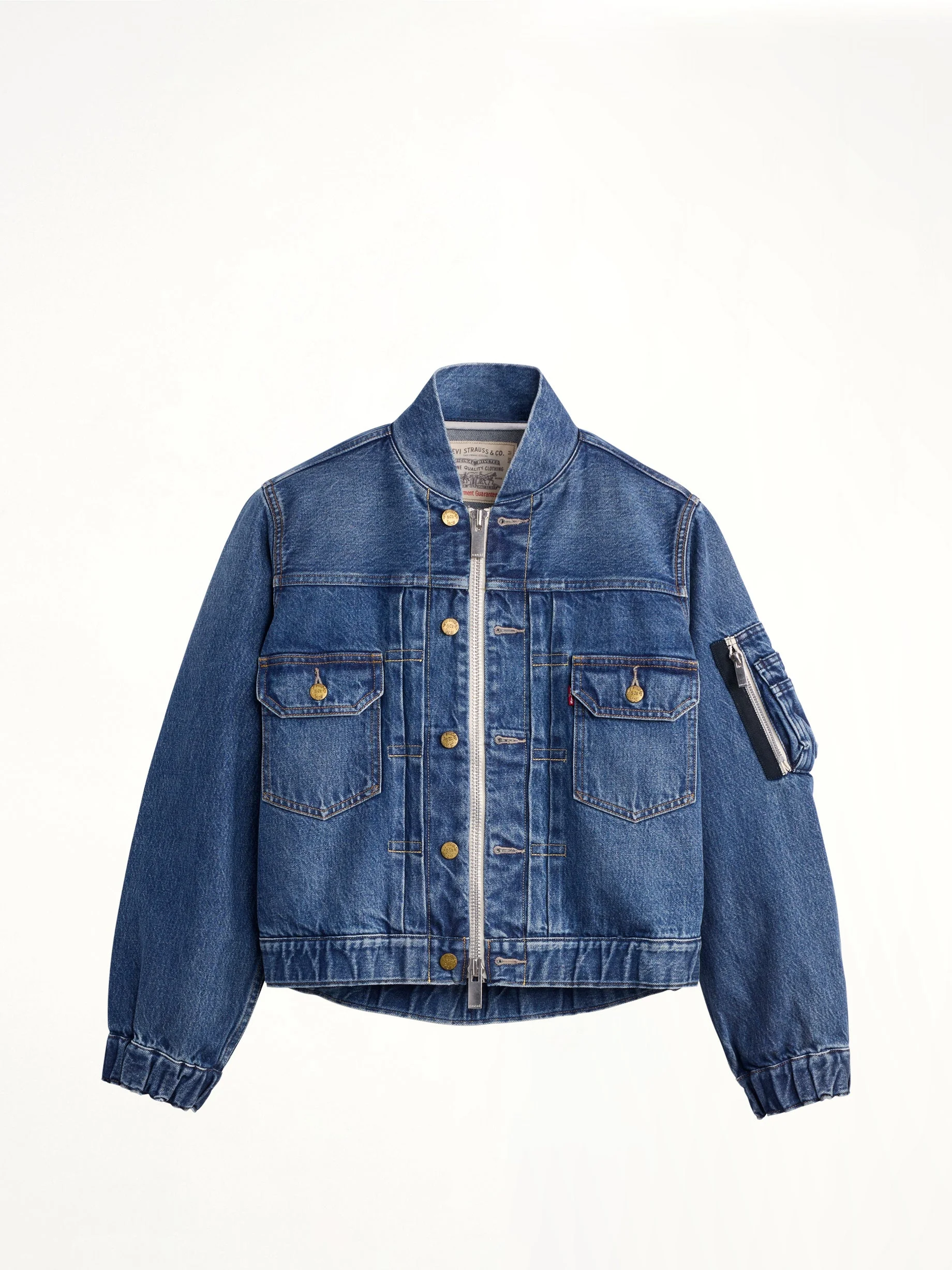 Sacai x Levi's Womens Denim Blouson in Blue - 1