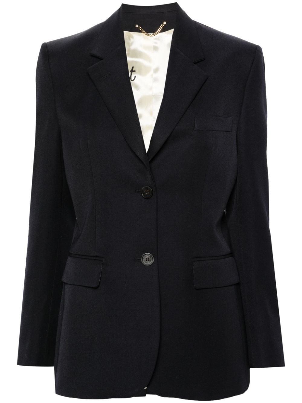 wool-blend blazer - 1