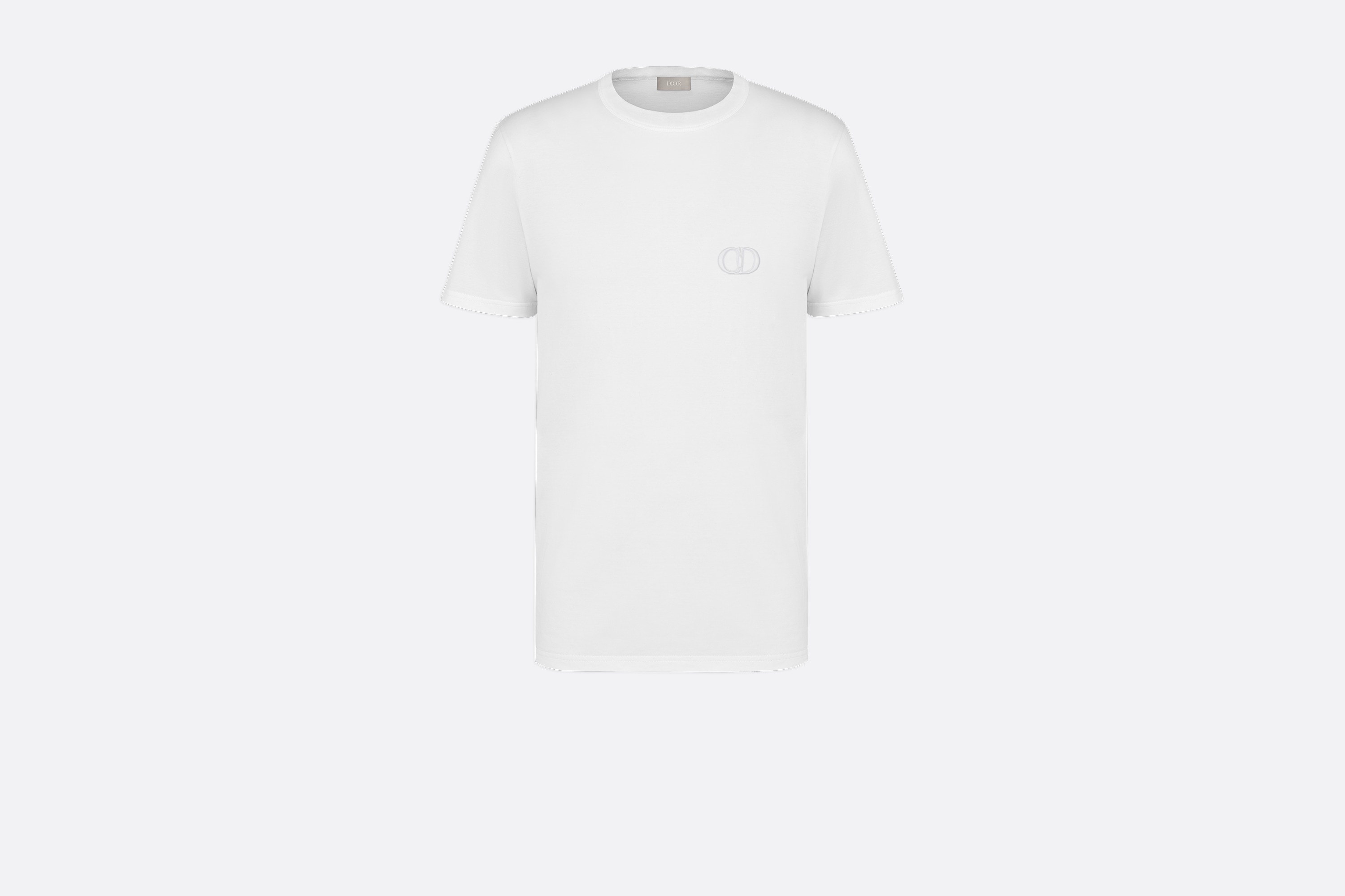 Christian Dior Couture Relaxed-Fit T-Shirt White Organic Cotton