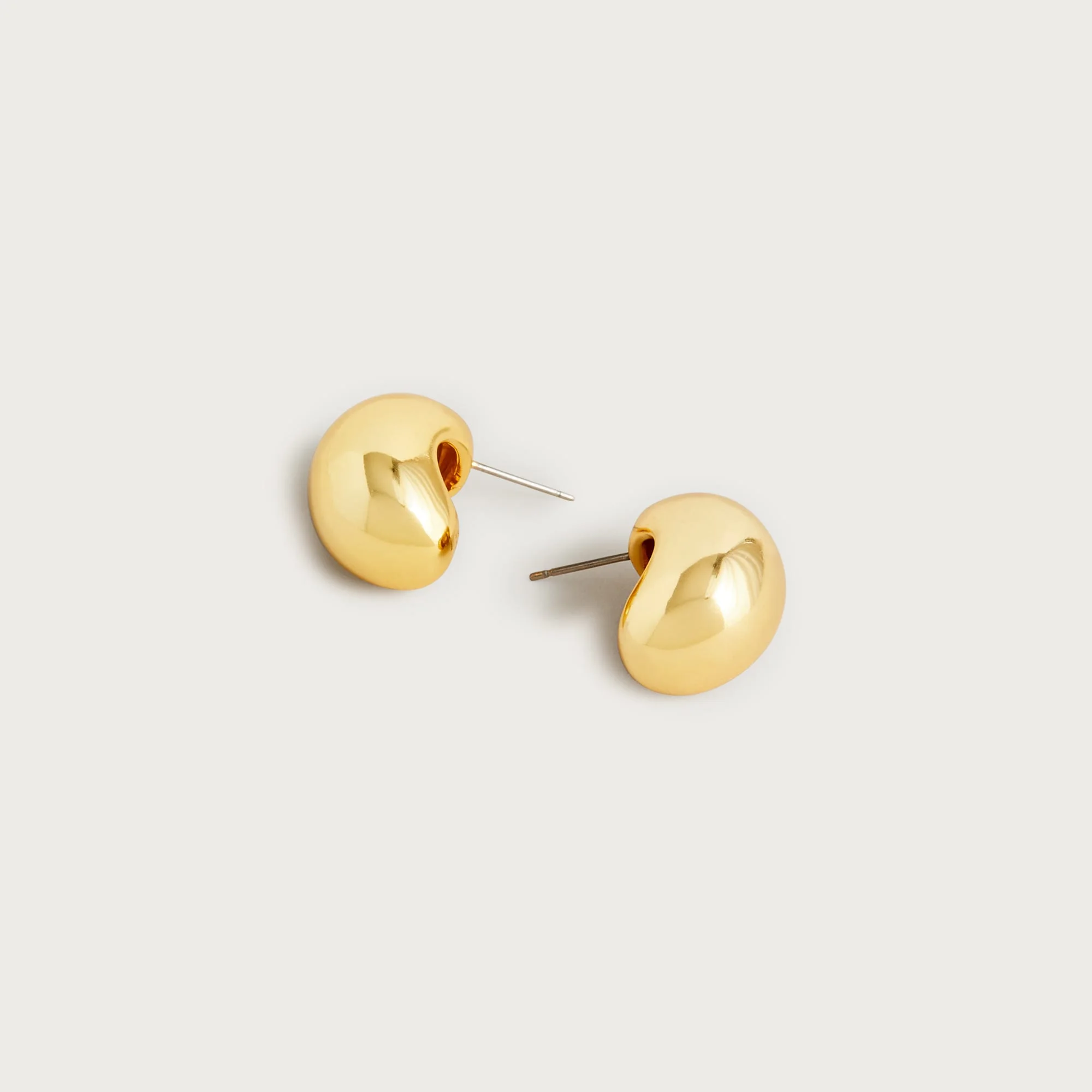 Sculptural orb earrings - 1