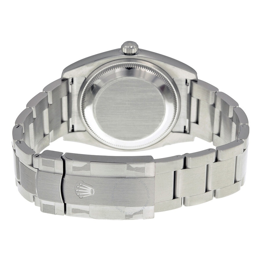 Rolex Oyster Perpetual 34 Blue Dial Stainless Steel Bracelet Automatic Men's Watch 114200BLASO - 3