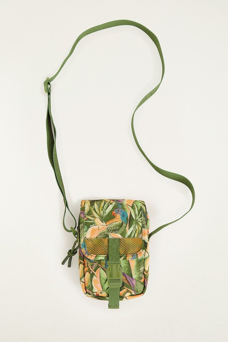 Green Bird Jungle Crossbody Bag 1