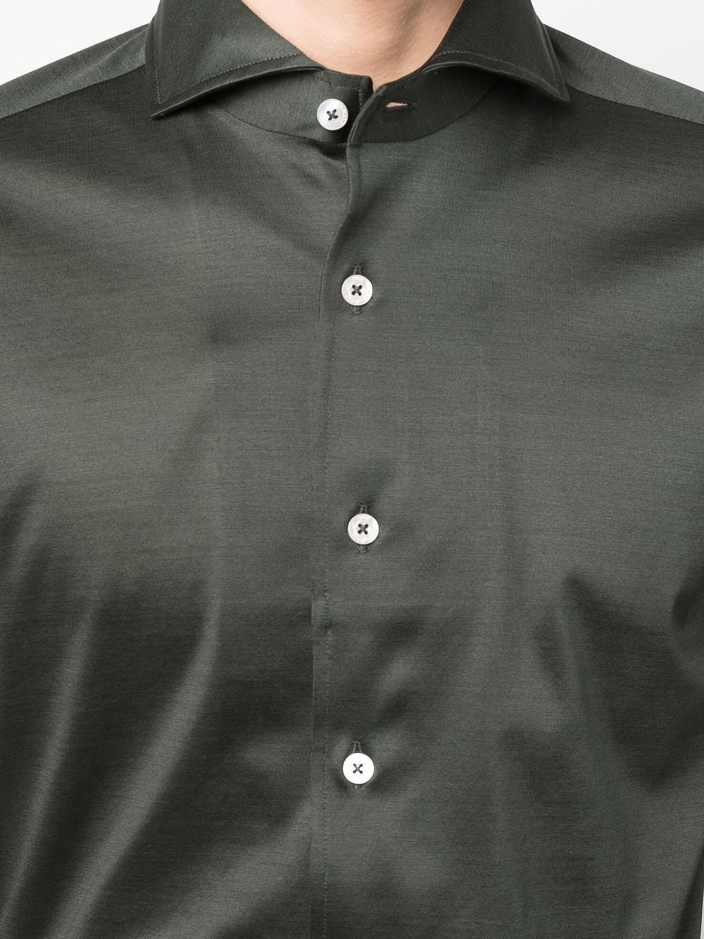 long-sleeve spread-collar shirt - 5