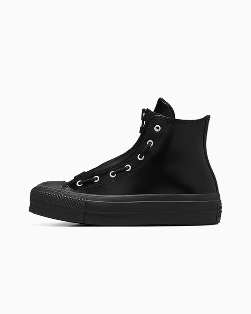 Converse Chuck Taylor All Star Lift Platform Leather outlook