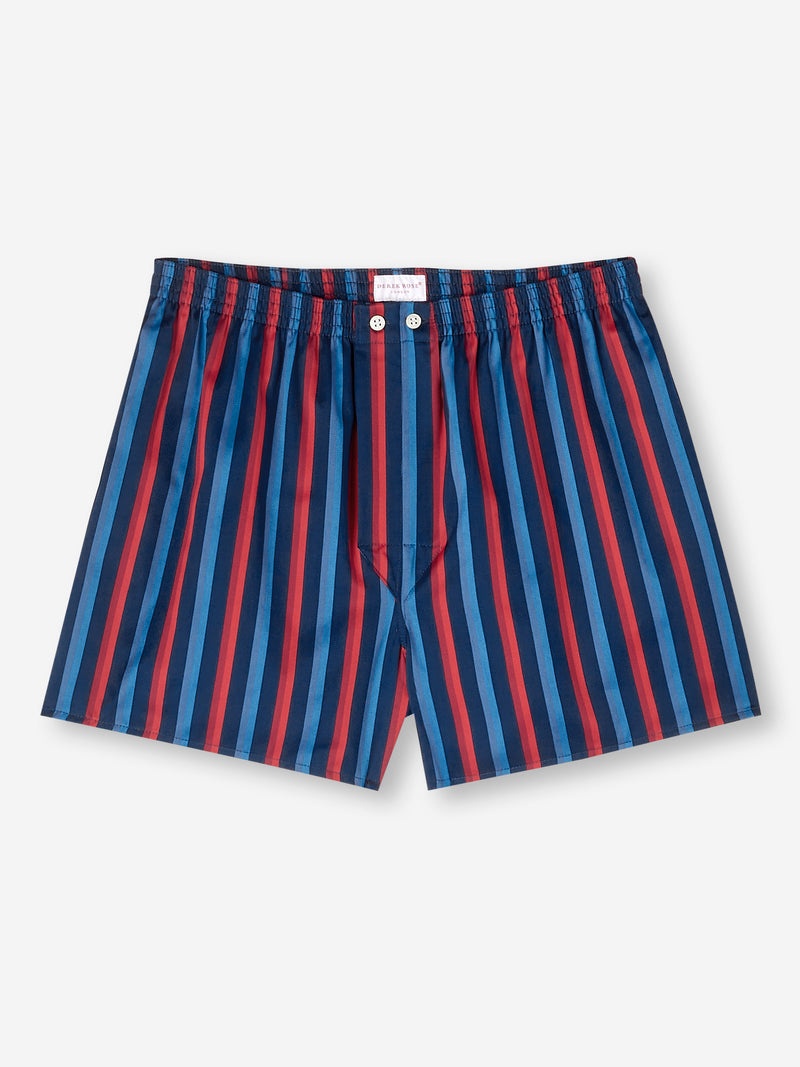 Men's Classic Fit Boxers Wellington 55 Cotton Multi - 1