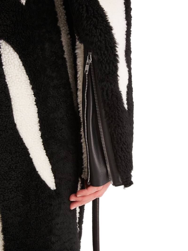 Gethsemane zebra-pattern coat 7