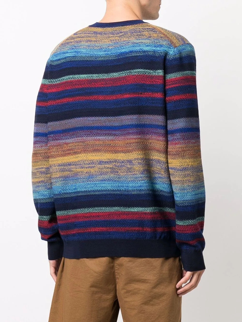 striped knitted jumper - 4