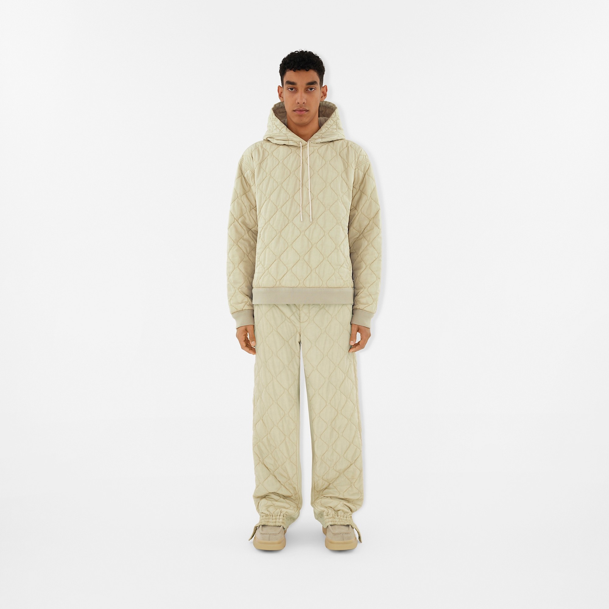 Quilted Nylon Hoodie - 2