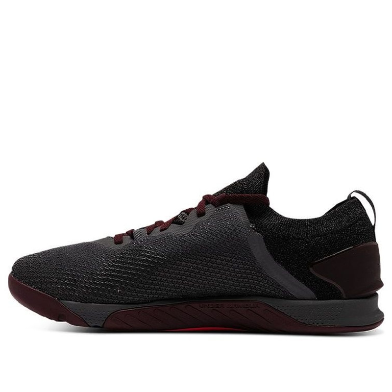 Under Armour TriBase Reign 3 'Pitch Grey Venom Red' 3023698-101 1