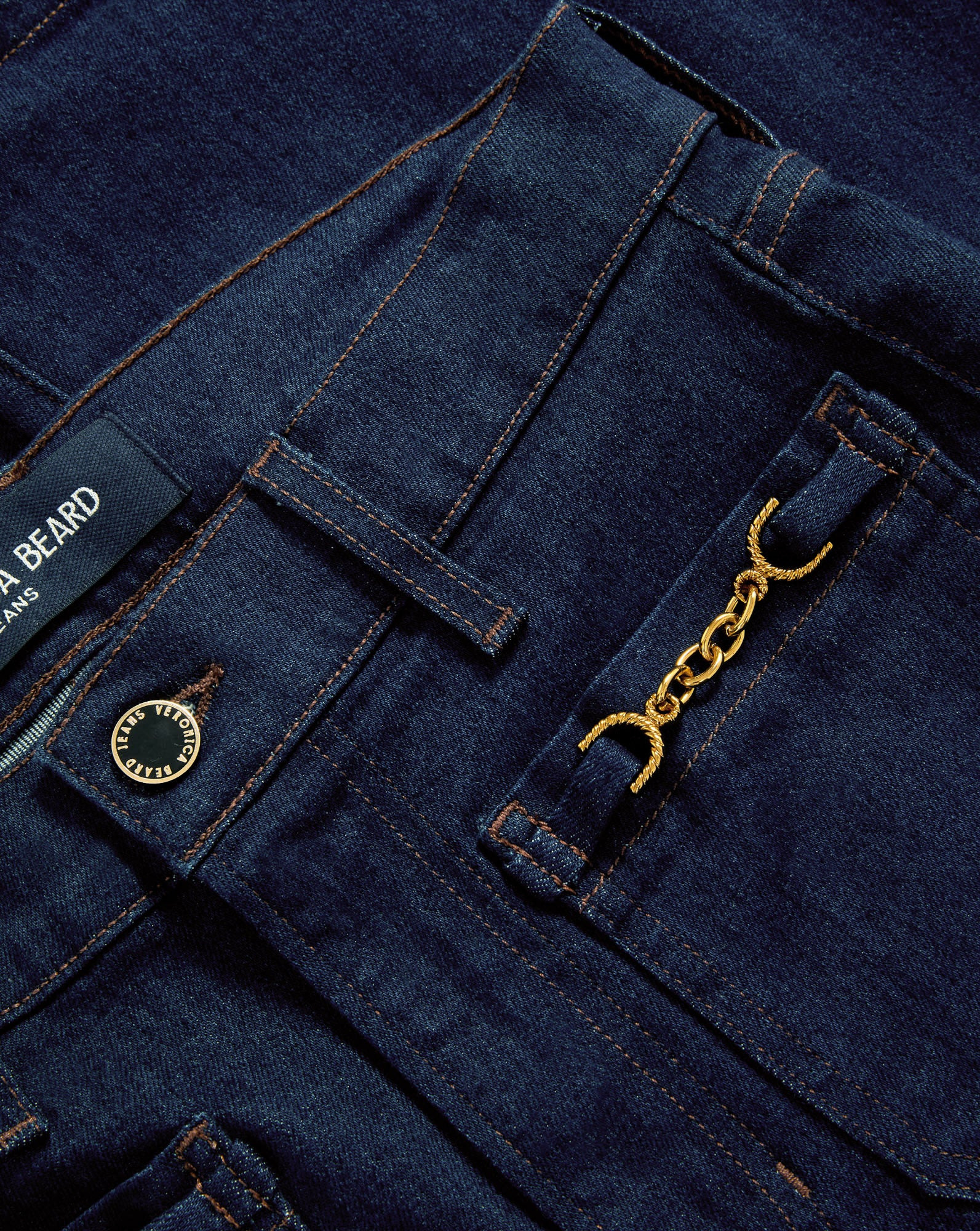BEVERLY CHAIN-POCKET SKINNY-FLARE JEAN - 5