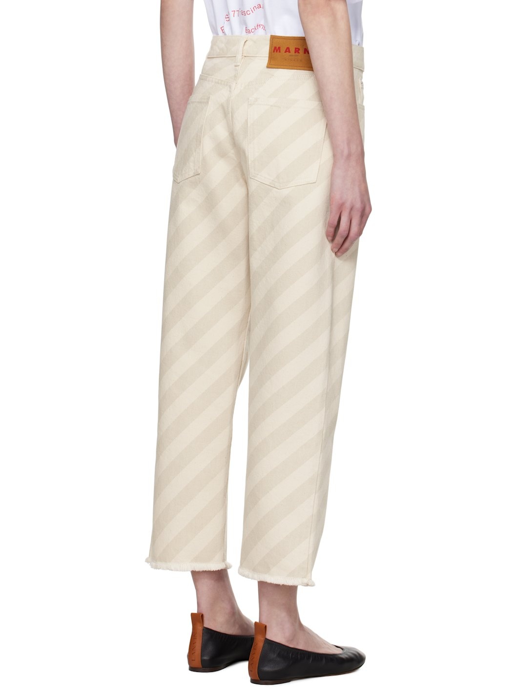 Beige 5-Pocket Jeans - 3