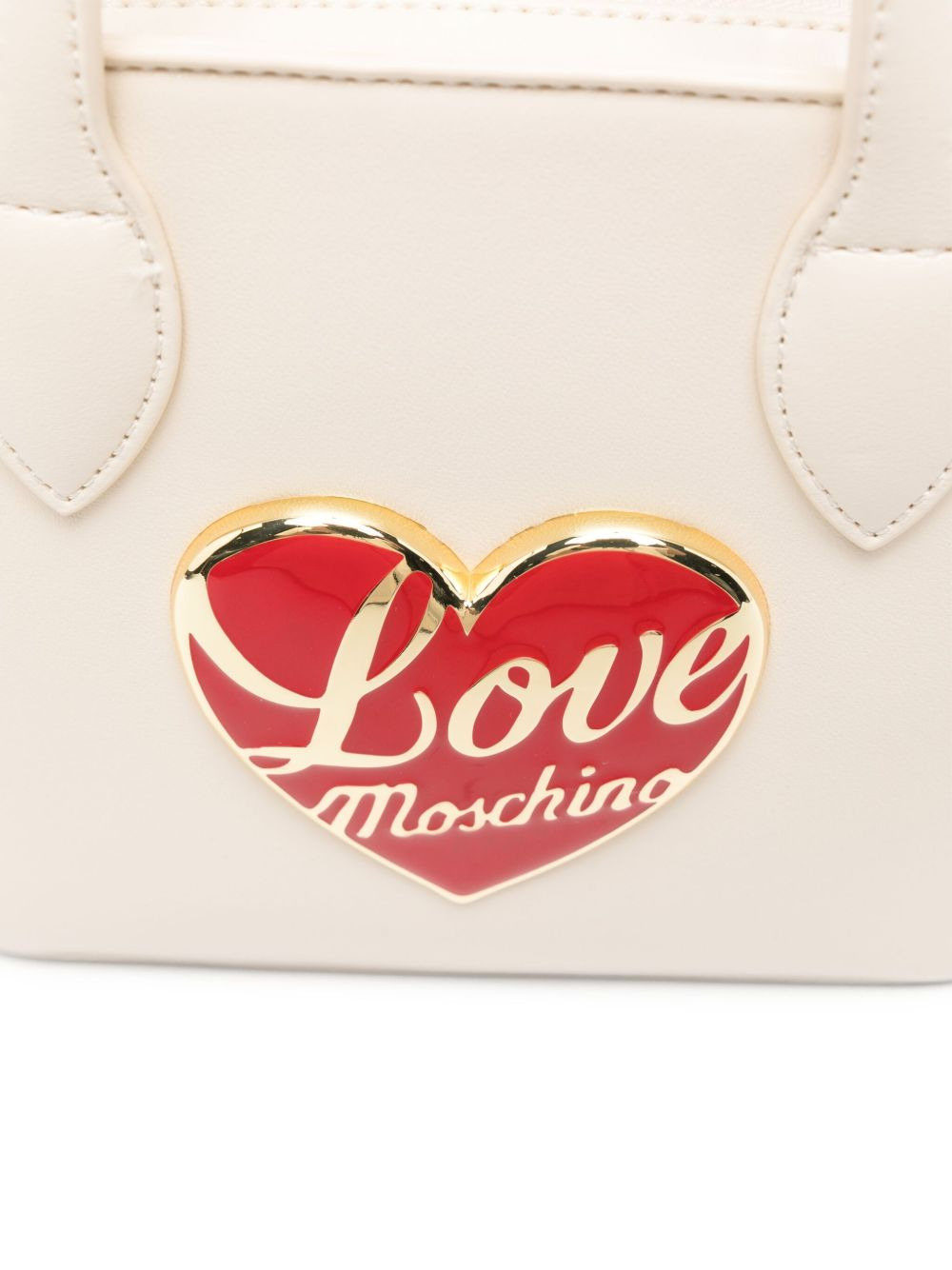 heart-plaque tote bag - 4