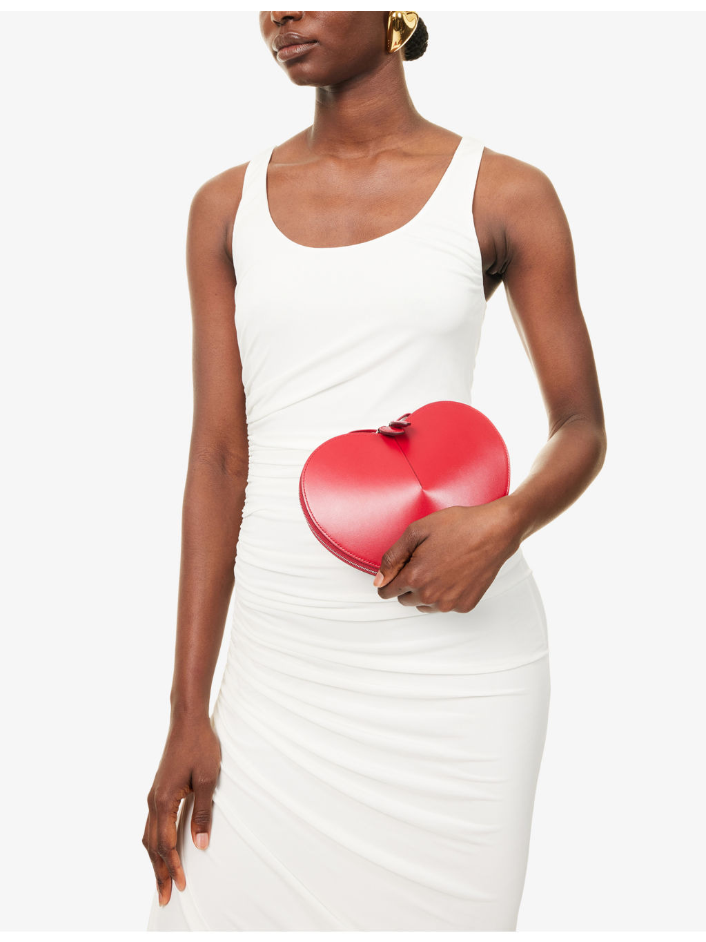 Le Coeur heart-shaped leather cross-body bag - 2