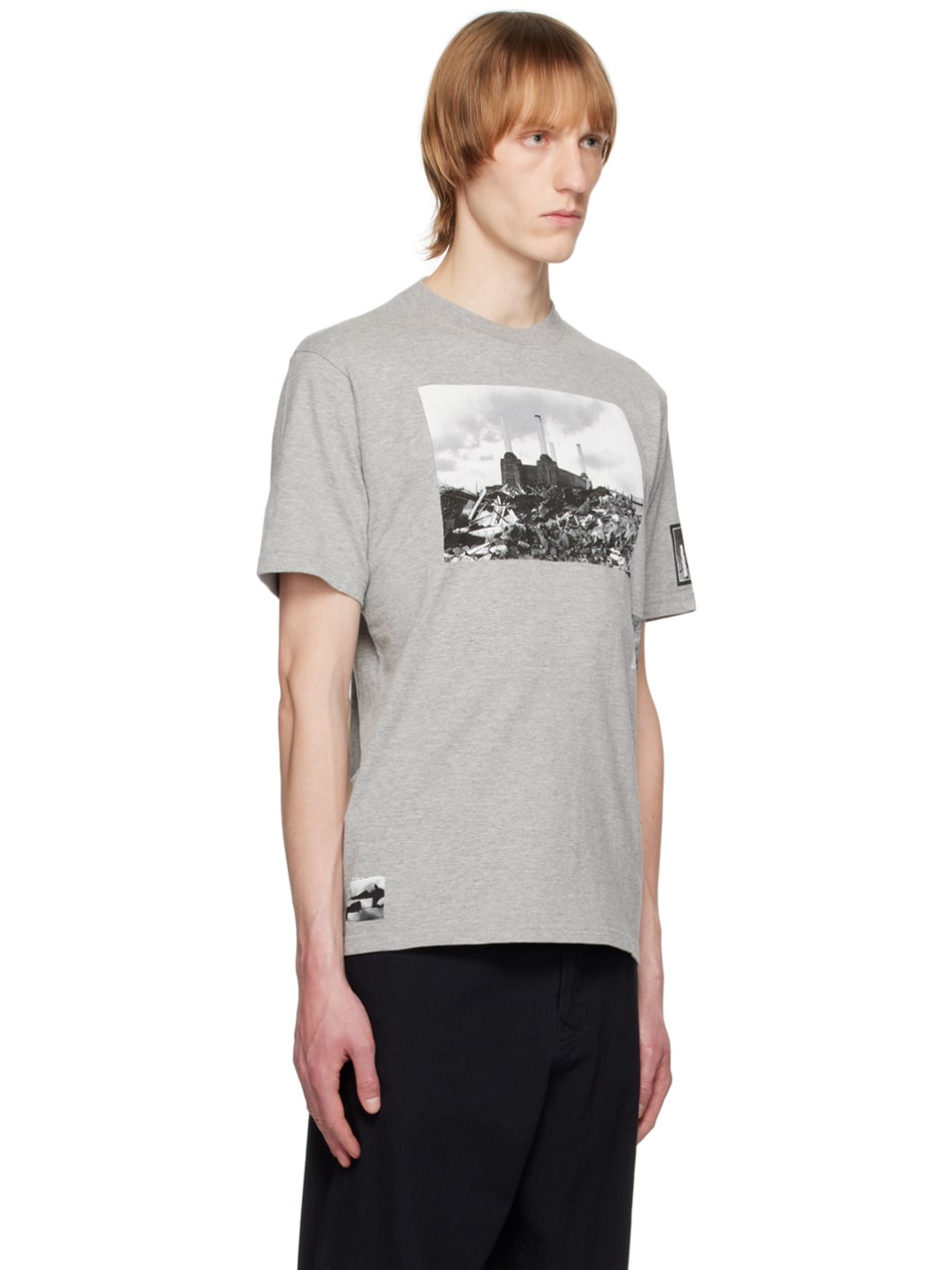 Gray Printed T-Shirt - 2