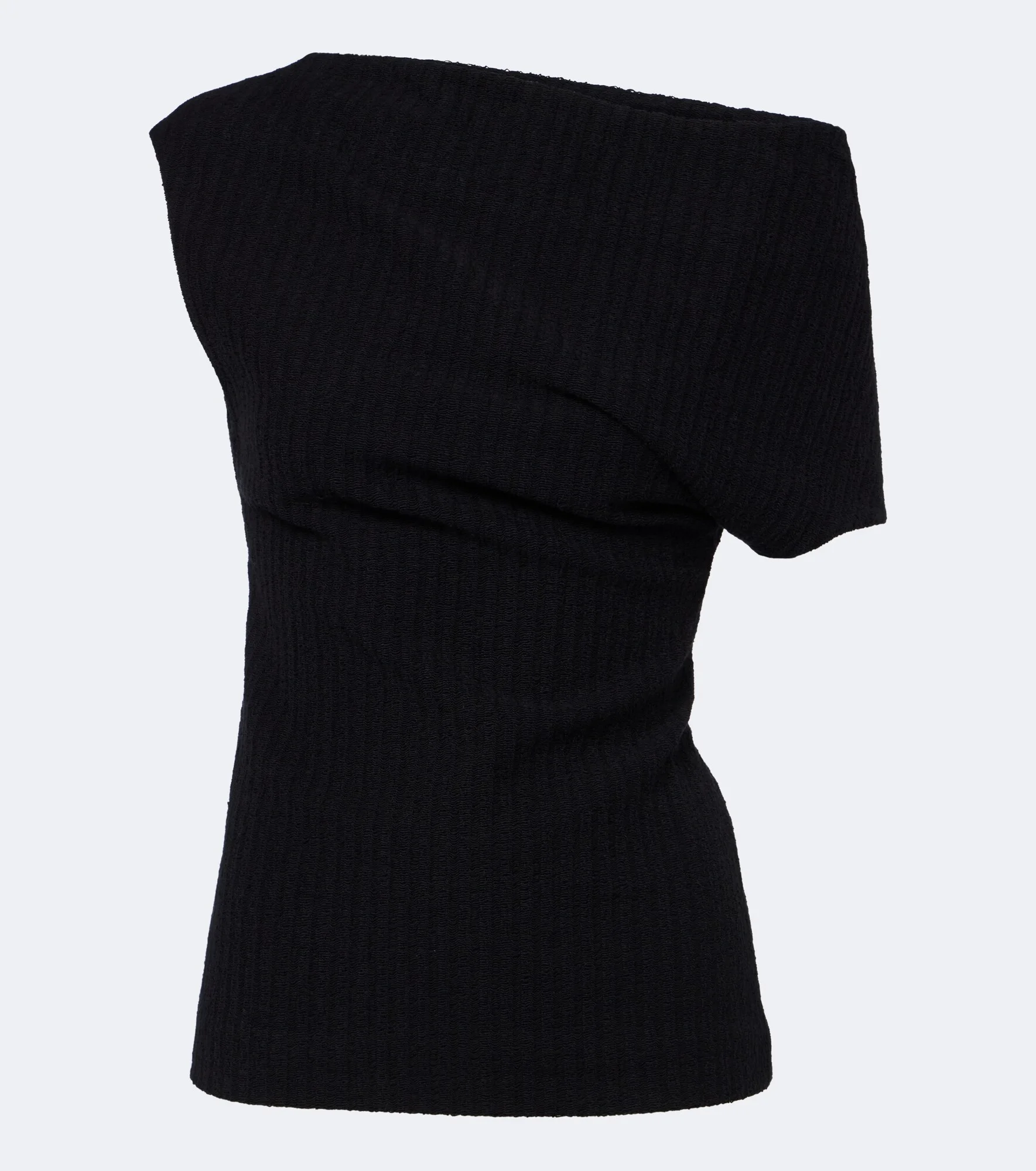 One-shoulder cotton top - 1