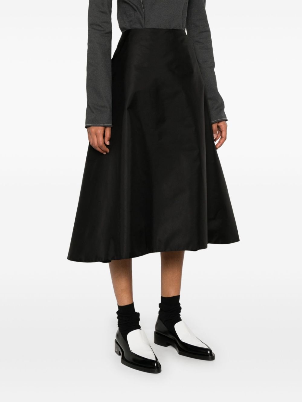 A-line midi skirt - 3