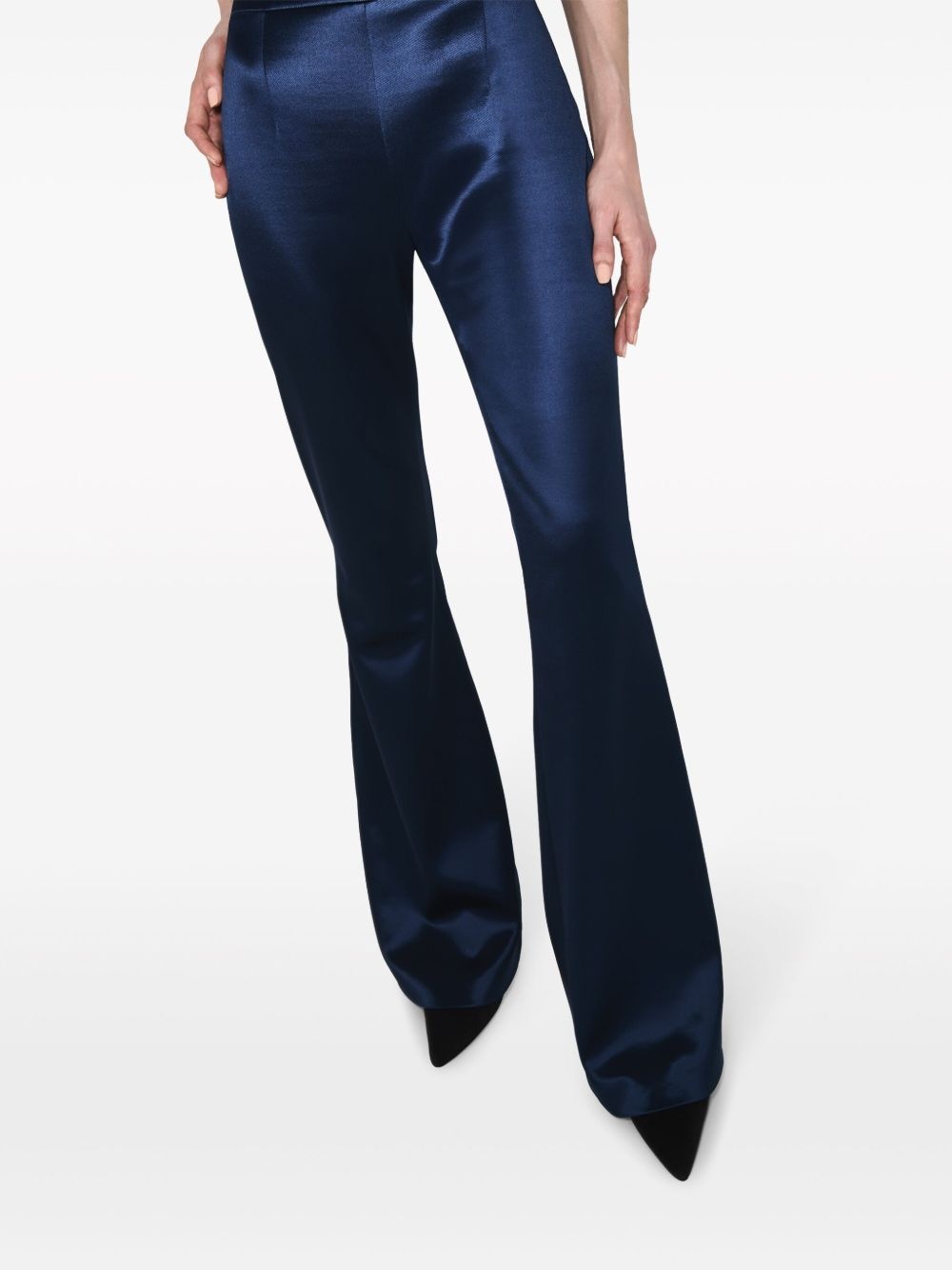 Sculpted flared trousers - 5