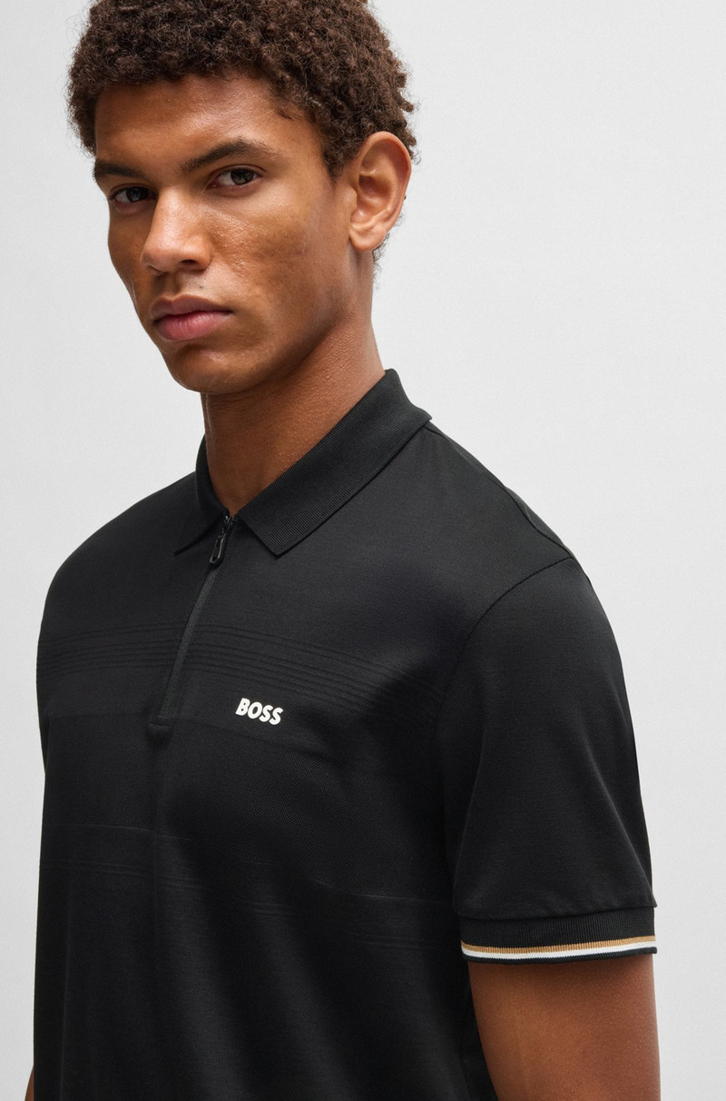STRUCTURED-COTTON POLO SHIRT 와 ZIP NECK 3