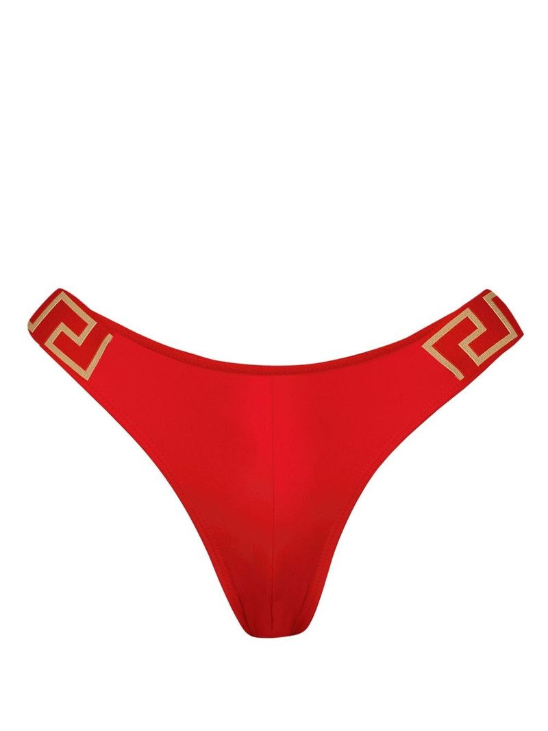 VERSACE Greca-detailing bikini bottoms outlook