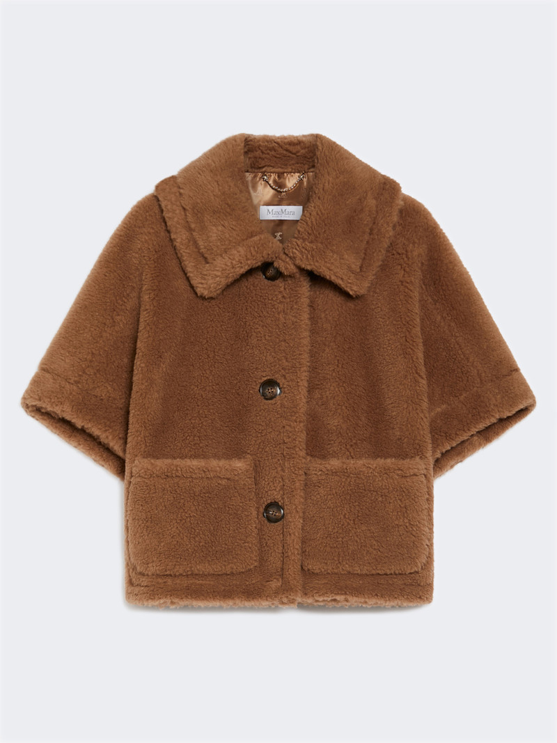 NEWTERZO Teddy fabric short cape 1