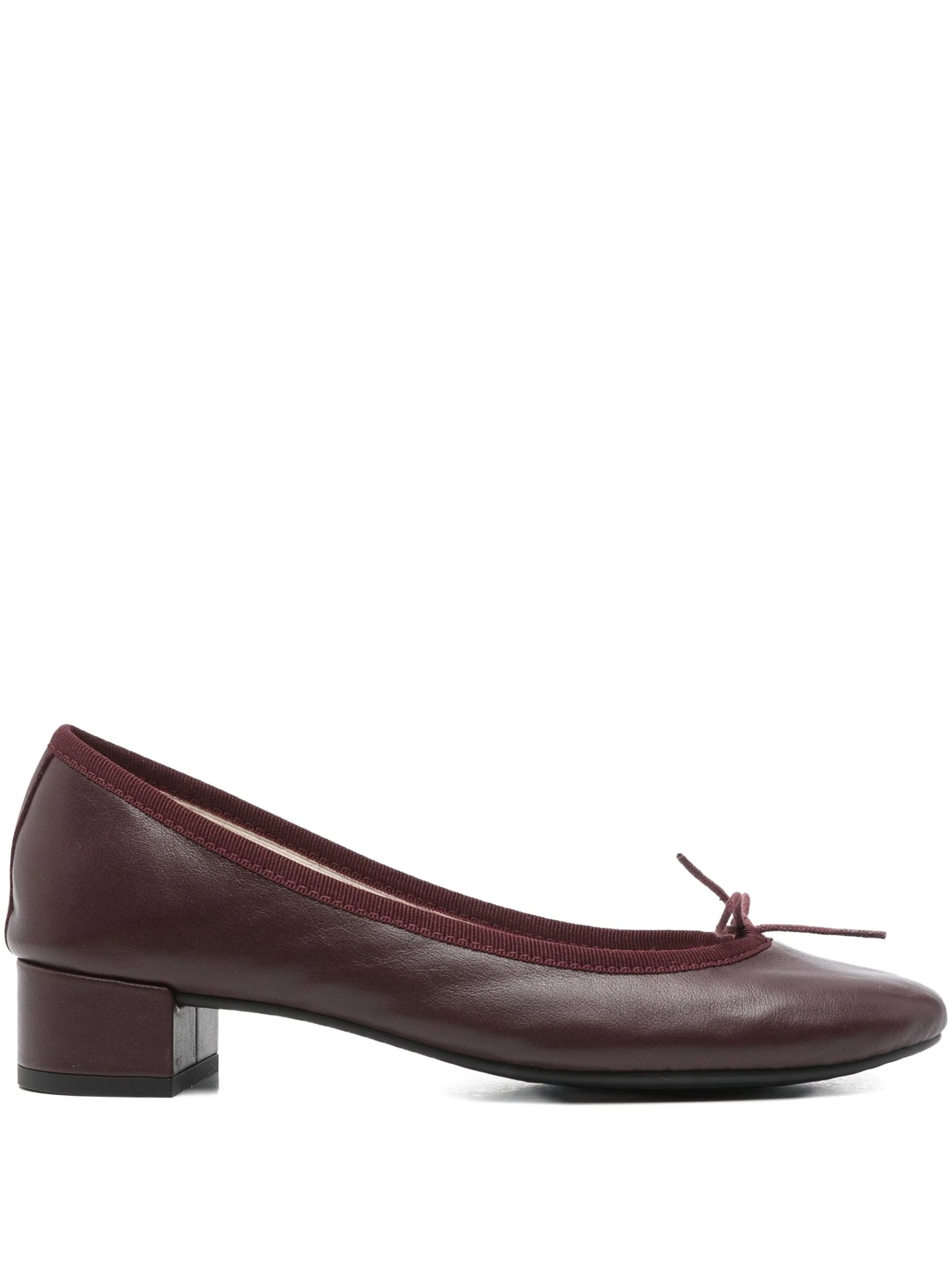Repetto 30mm Camille Bow-detail Block-heel Pumps - 1