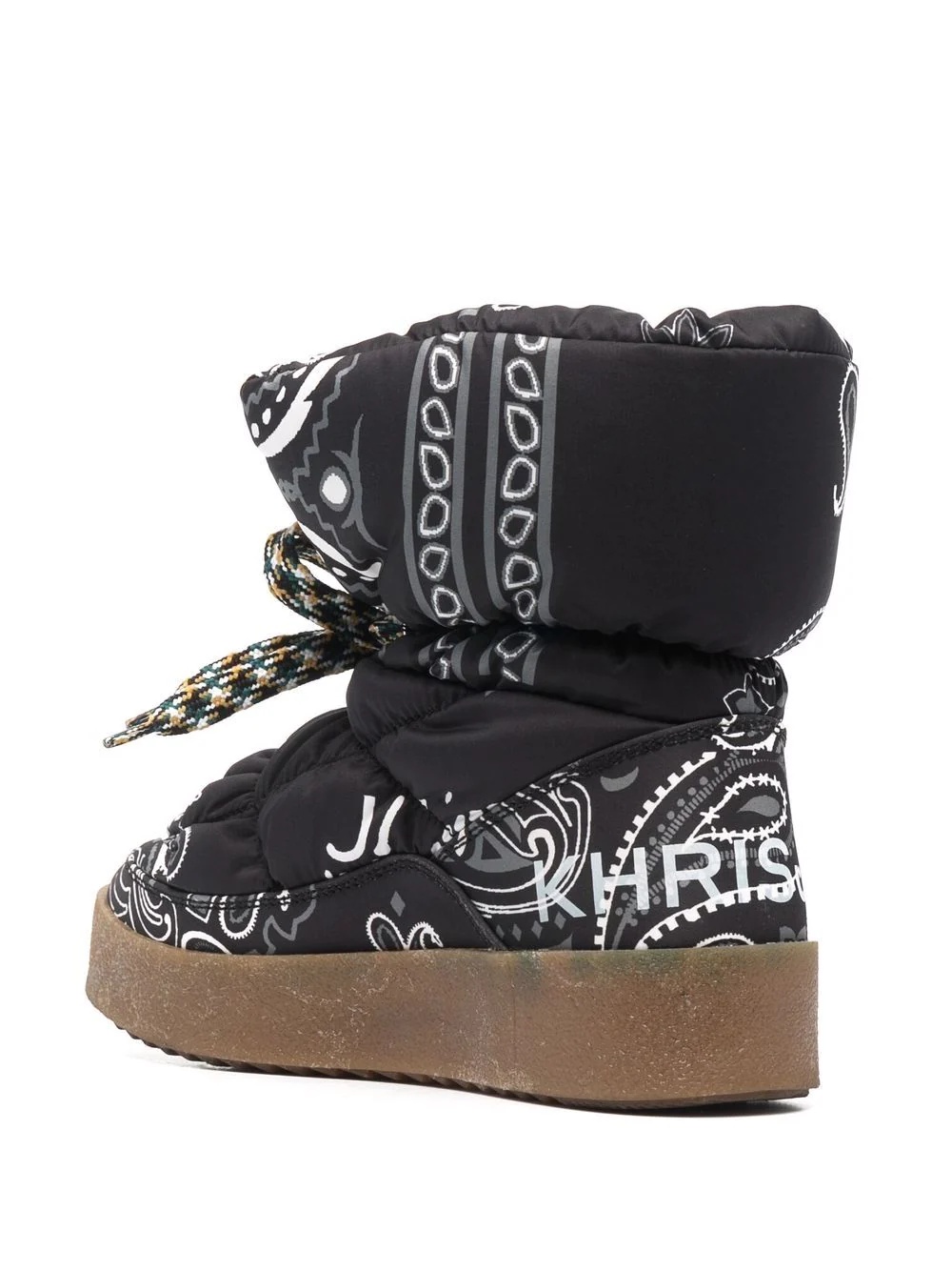 Puff bandana print boots - 3